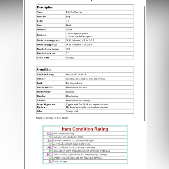 Prada Elegant Black Tote Bag - Picture 16 of 16